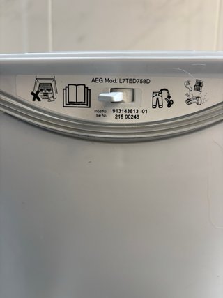 Lavadora AEG 6 Kg carga superior