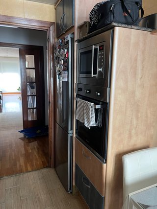 Muebles de cocina madera y cristal