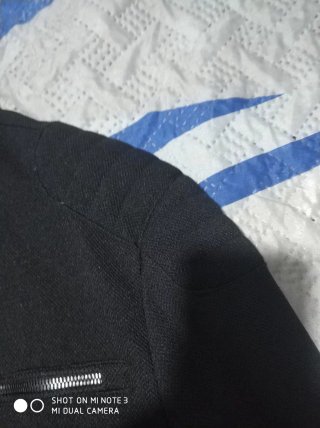 Cazadora Zara Negra Hombre