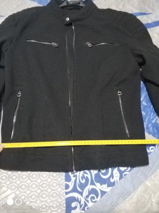 Cazadora Zara Negra Hombre