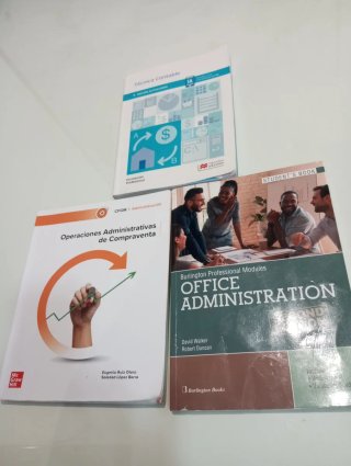 Libros para estudiantes de FP Grado medio 1er año.