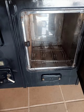 Cocina de leña de hierro