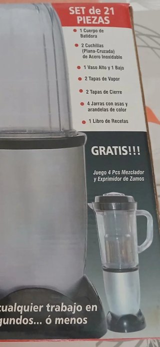 Amazing Bullet Licuadora y Picadora