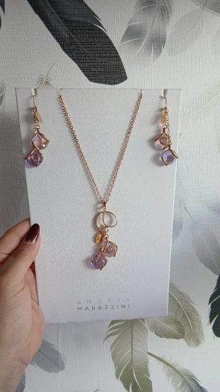 Conjunto ANDREA MARAZZINI collar y pendientes