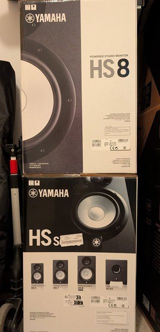 Altavoces Yamaha HS8 Negro