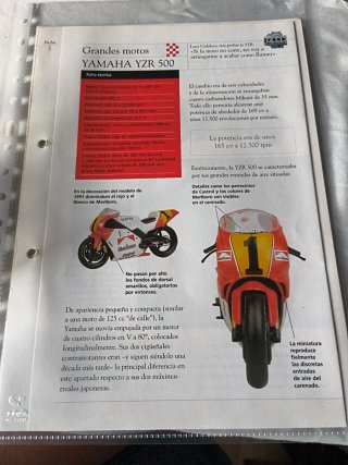 Yamaha YZR 500 Wayne Rainey 1991+fascículo