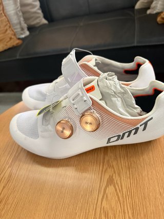 Zapatillas Ciclismo DMT BOA Blancas
