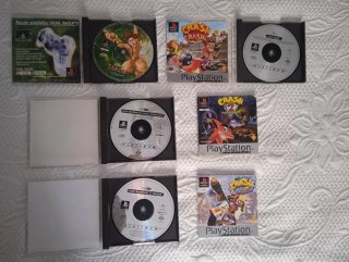 Lote 4 Juegos PS1: Tarzán, Crash 2, Warped, Bash