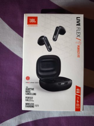 JBL Live Flex Auriculares Inalámbricos Negro