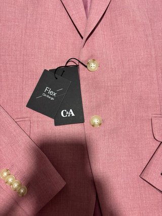Americana traje rosa C&A
