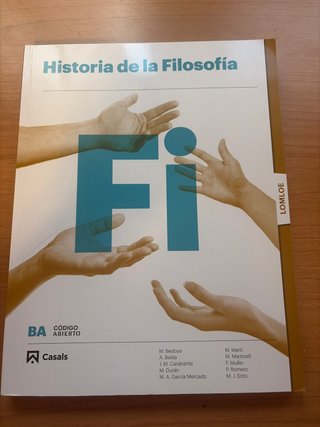 Historia de la filosofía Bachillerato 2