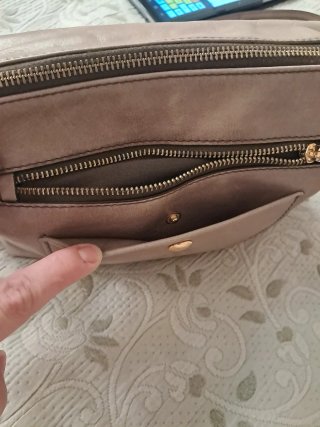 Bolsa Bimba y Lola Beige y Dorada