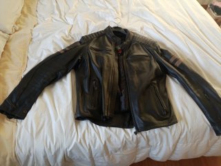 Chaqueta de moto cuero LEM