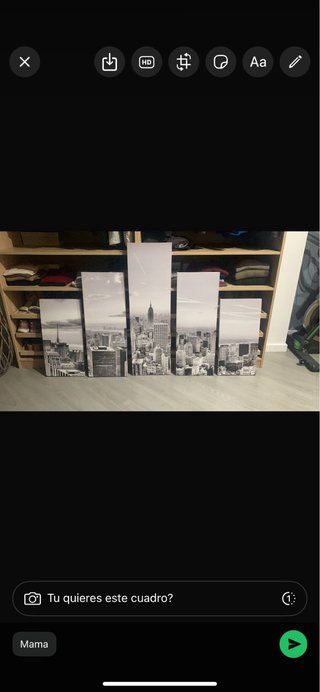 Cuadro New York 5 piezas