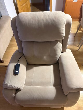 Poltrona Relax Elettrica Beige
