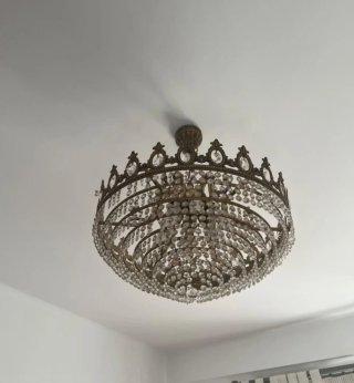 Lámpara de araña vintage de 52 años
