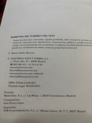 Marketing del Turismo y del Ocio – UNED