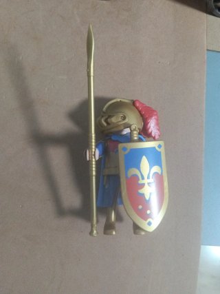 Figura Playmobil Caballero Dorado