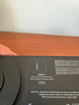 Apple Watch Series 6 Negro