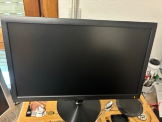 Pantalla de ordenador negra