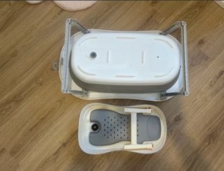 Bañera plegable bebé con asiento