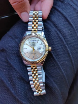 Reloj Rolex Day-Date Oro y Plata