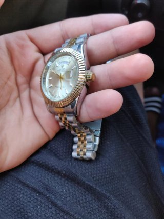 Reloj Rolex Day-Date Oro y Plata