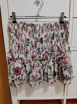Minifalda Zara floral