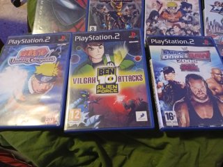 Lote 7 Giochi PS2: Naruto, Spiderman, Ben 10...