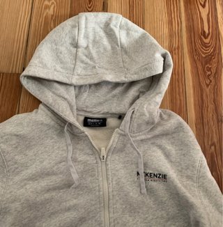 Sudadera McKenzie gris con cremallera
