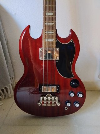 Bajo Epiphone SG EB-3 Rojo
