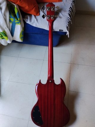 Bajo Epiphone SG EB-3 Rojo