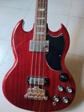 Bajo Epiphone SG EB-3 Rojo