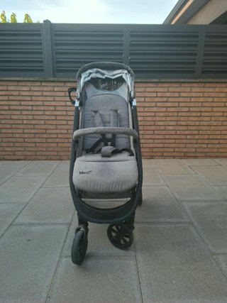 Cochecito bebé marca bbest gris