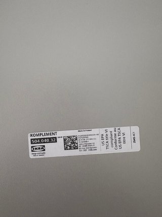 Organizador Komplement Ikea escalonado