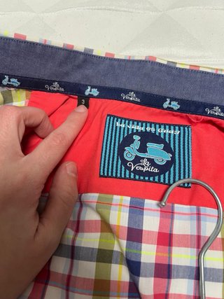 Camisa de cuadros multicolor