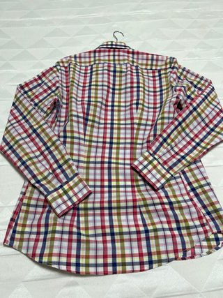 Camisa de cuadros multicolor