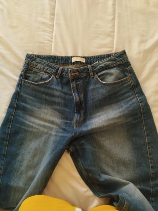Pantalones vaqueros Zara balloon mujer.