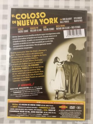 El Coloso de Nueva York DVD Precintada