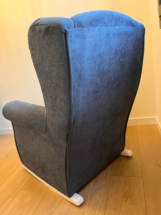 Sillón Mecedora Azul