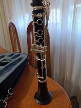 Clarinete con estuche y accesorios