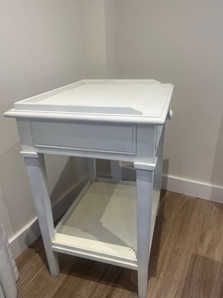 Mesa Auxiliar Madera Blanca