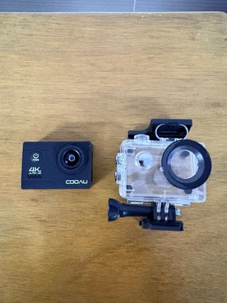 Cámara Deportiva COOAU 4K Ultra HD Negra