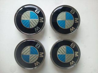 Tapas llantas BMW 68 mm carbono
