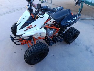 Quad Kayo 110cc Blanco/Naranja