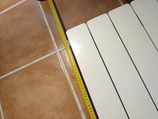 Radiador aluminio de agua 20 elementos blanco
