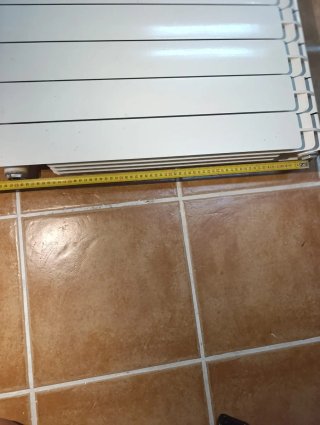Radiador aluminio de agua 20 elementos blanco