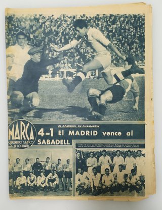 5 PERIÓDICOS ANTIGUOS “MARCA”