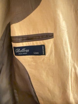 Abito completo lino giallo Ferre