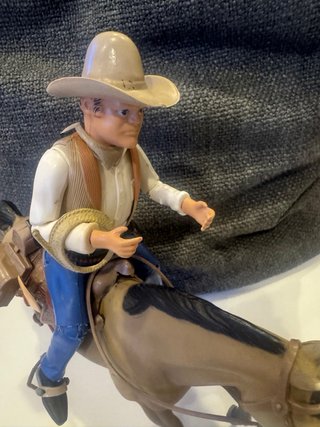 Action Figure Cowboy a Cavallo bonanza baravelli